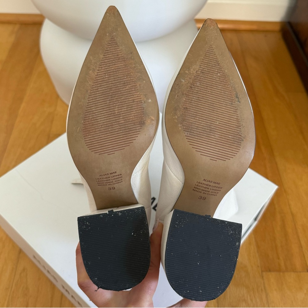 Alias Mae Ahnika Leather Pointed Toe Ankle Boots - Picture 4 of 5